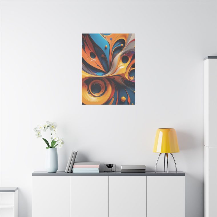 Swirling Energy Abstract Modern Oil Painting for Artistic Wall Decor - Image 8