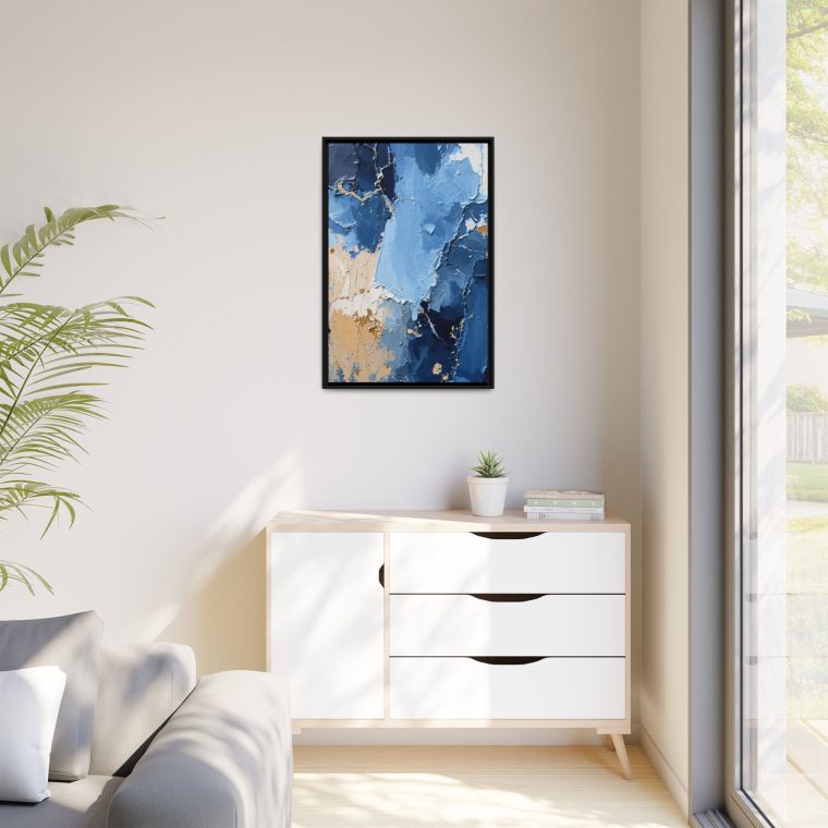 Natural Beauty Unveiled: Blue Lace Stone Textured Wall Art Designs - Image 3