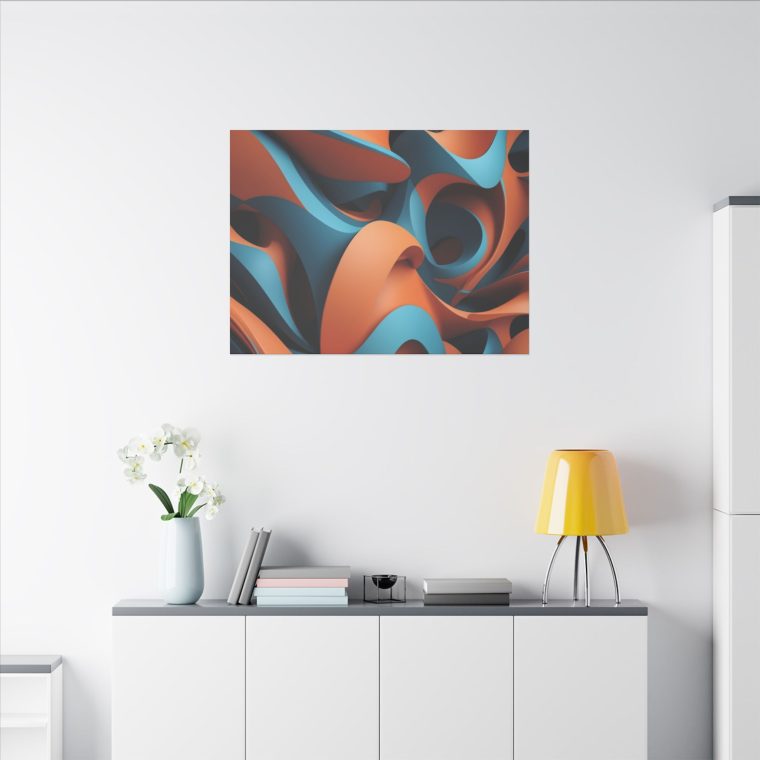 Dynamic Curves Modern Abstract 3d Wall Design - Image 28