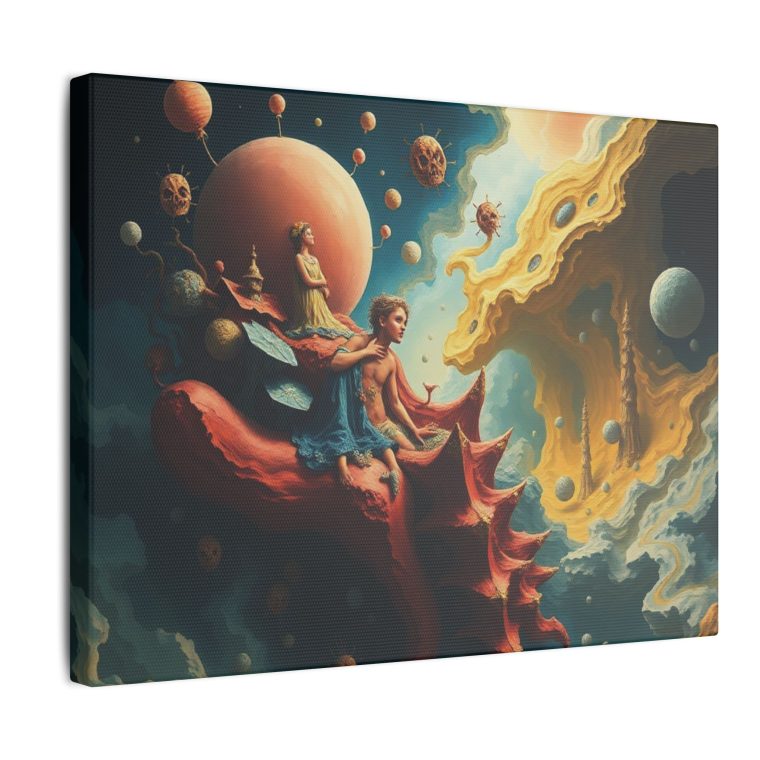 Surreal Fantasy Artwork Dreamlike Realms and Ethereal Cosmic Elements - Image 6