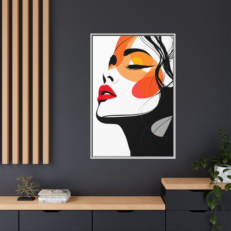 Abstract Face Canvas Wall Art – Perfect Gift for Art Lovers - Image 28