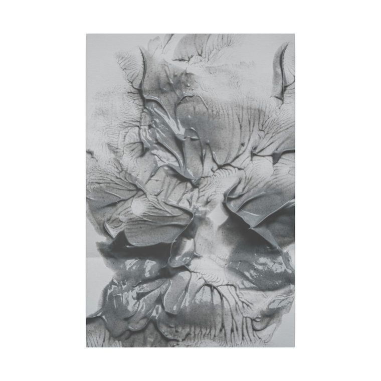 Elevated Elegance Top-View Grey Paint Wall Art - Image 5