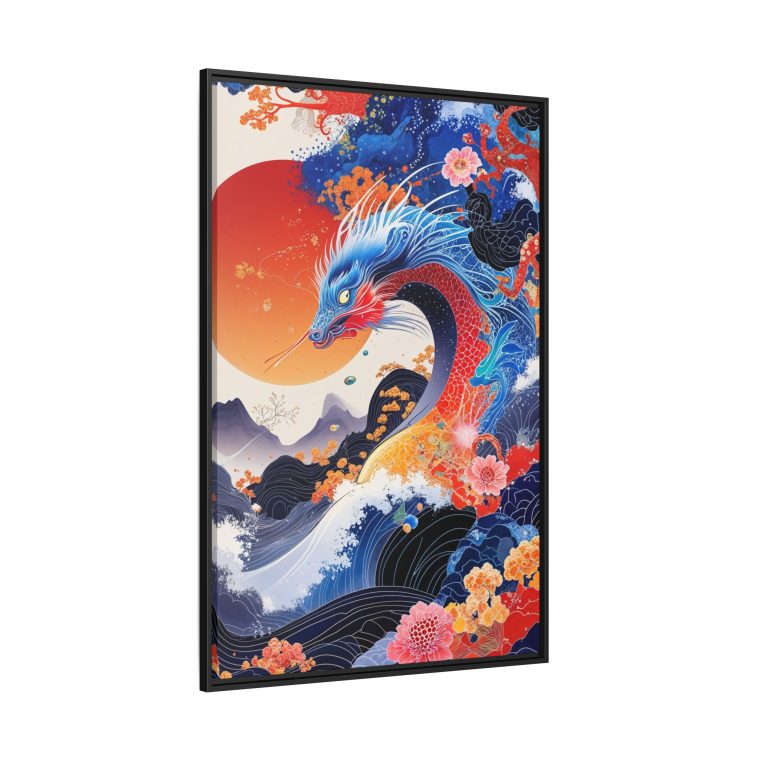 Exclusive Japanese Dragon Canvas Print - Image 10