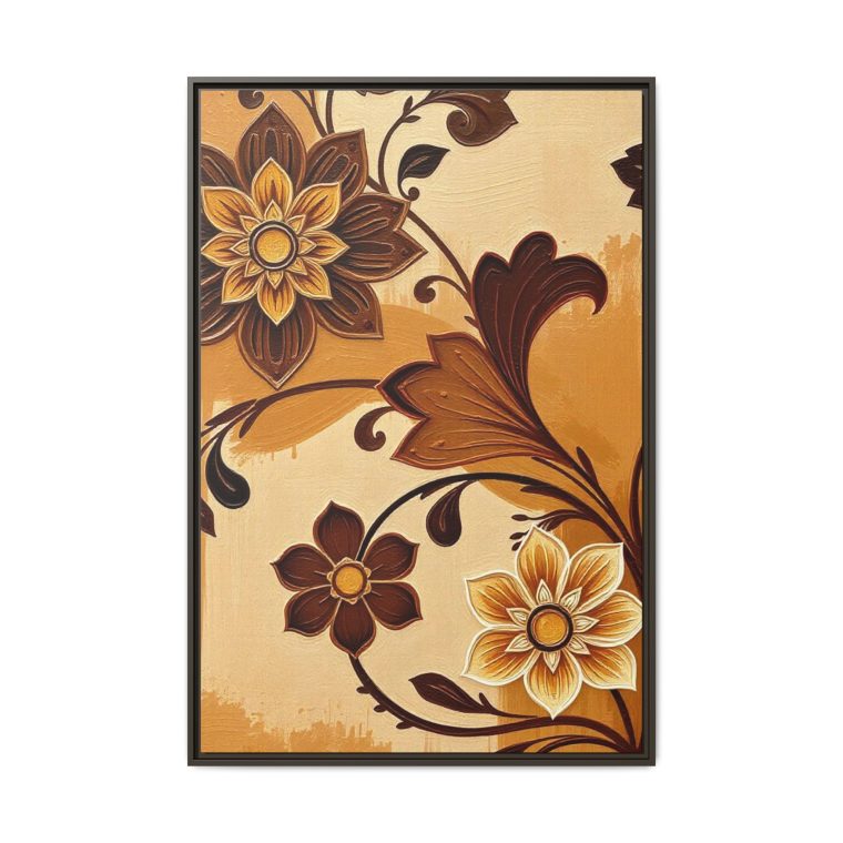 Brown Floral Wall Art to Brighten Your Space - Image 13