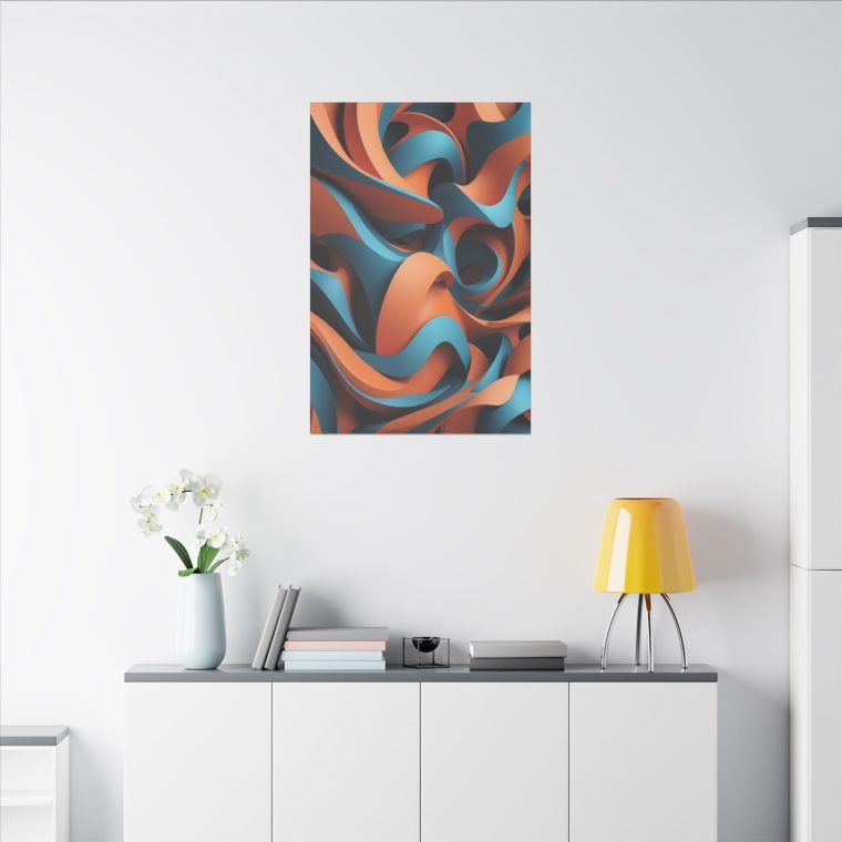 Dynamic Curves Modern Abstract 3d Wall Design - Image 16