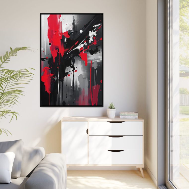 Push Artistic Boundaries with Black Abstract Paint - Image 15