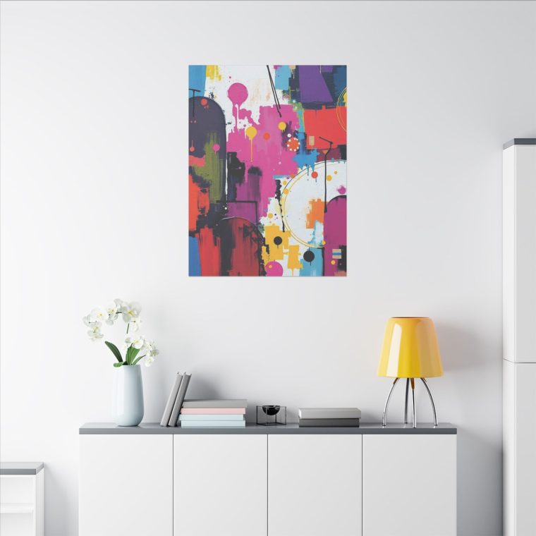 Vivid Fusion Wall Art A Dance of Colors and Textures - Image 16