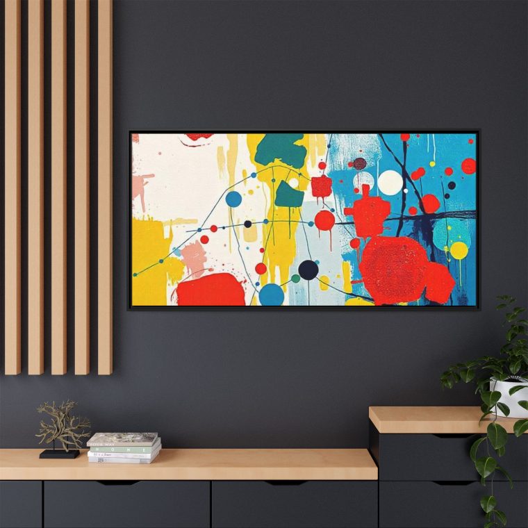 Abstract Kitchen Canvas Print Modern Dining Decor - Image 32