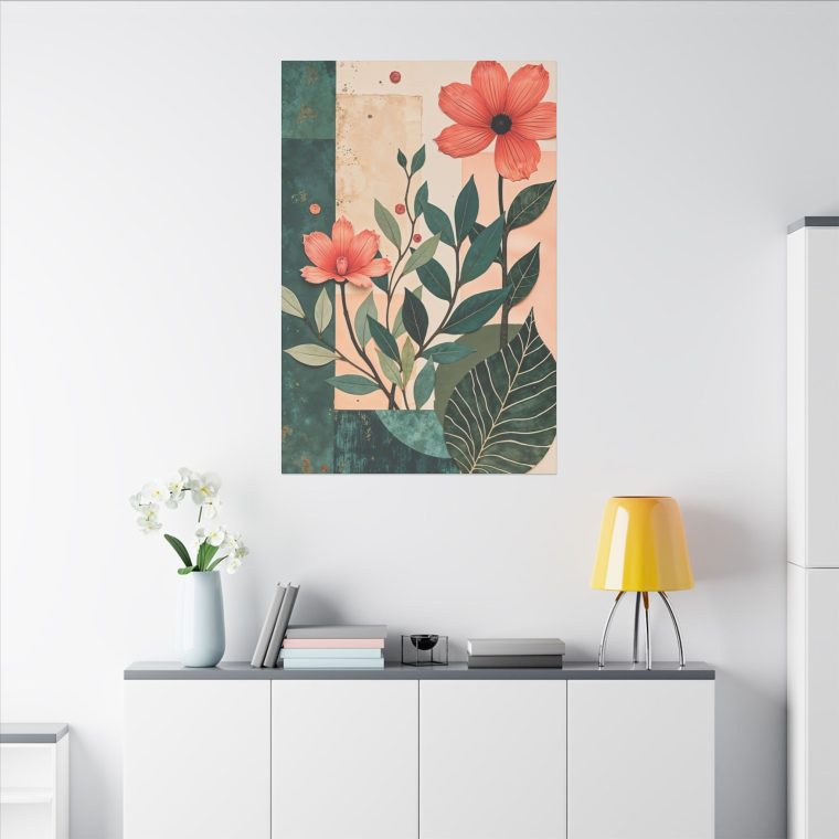 Flower Collage With Paper Cut Outs - Image 28