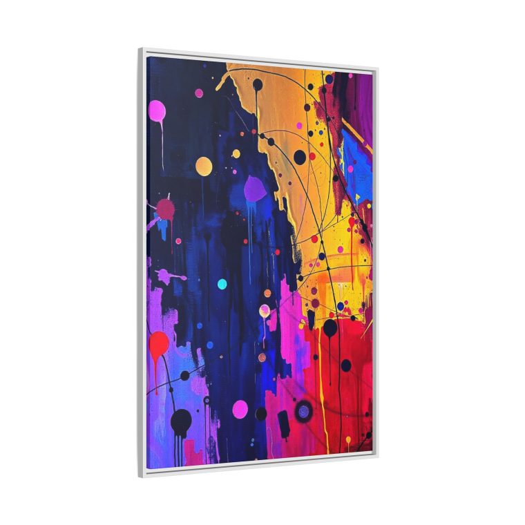 Abstract Hallway Wall Art Long Canvas Print - Image 14