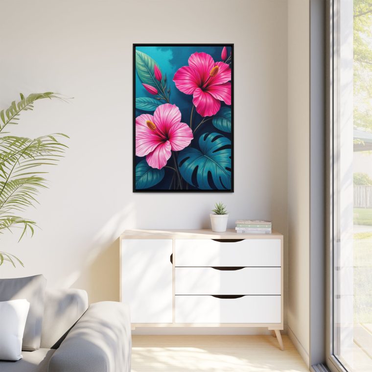 Exquisite Floral Canvas Design for Large Walls - Image 3