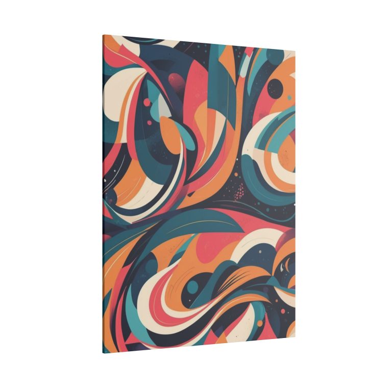 Dynamic Curves Modern Abstract Wall Art Pattern - Image 34