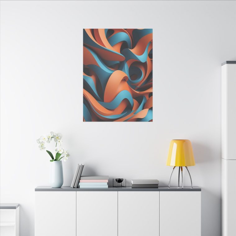 Dynamic Curves Modern Abstract 3d Wall Design - Image 32
