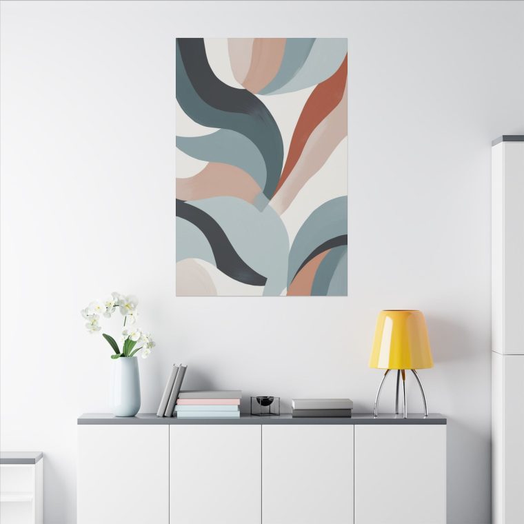 Earthy Elegance Abstract Pattern Wall Art for Modern Spaces - Image 4