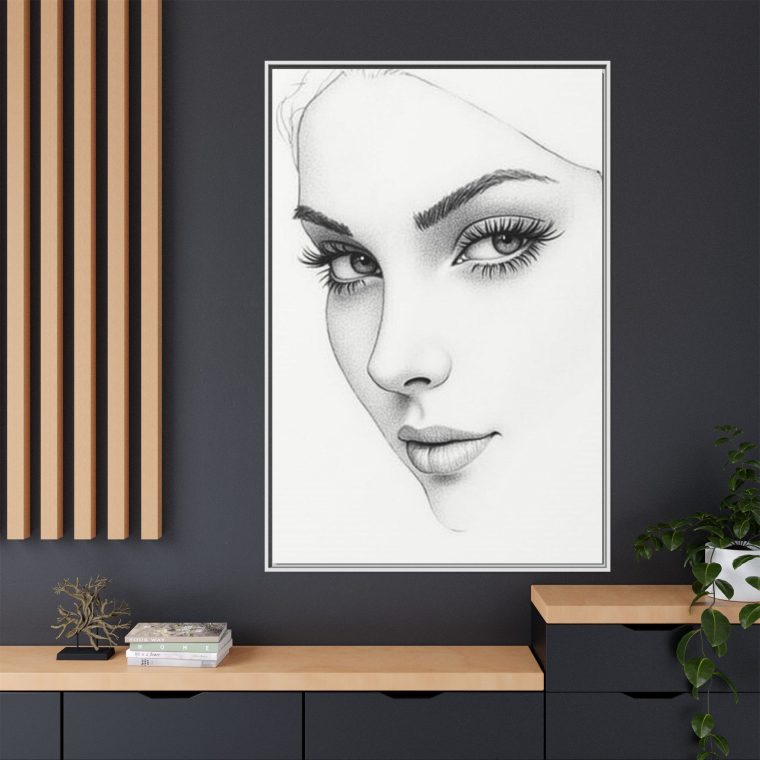 Abstract Line Art Face Wall Décor Perfect for Modern Interiors - Image 32