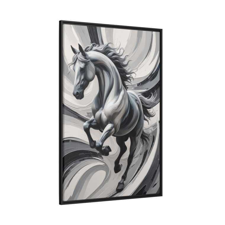 Line Abstract Art​ Horse Large Canvas Prints - Image 6