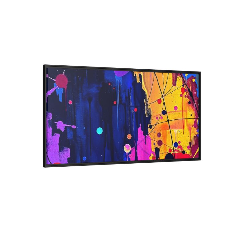 Abstract Hallway Wall Art Long Canvas Print - Image 22