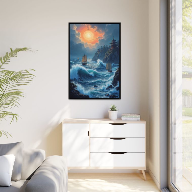 Japanese Great Wave Canvas Print Large Wall Art - Image 15