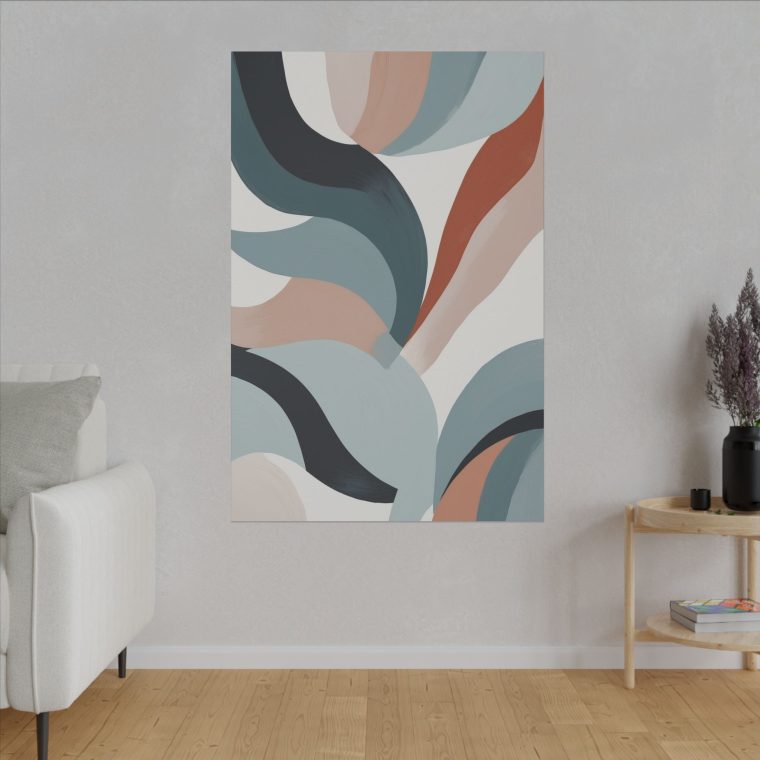 Earthy Elegance Abstract Pattern Wall Art for Modern Spaces - Image 3