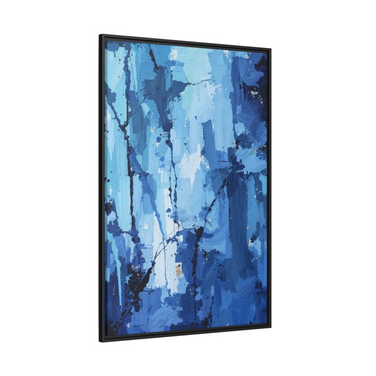 Tranquil Elegance: Blue Lace Stone-Inspired Wall Art for a Serene Home - Image 2