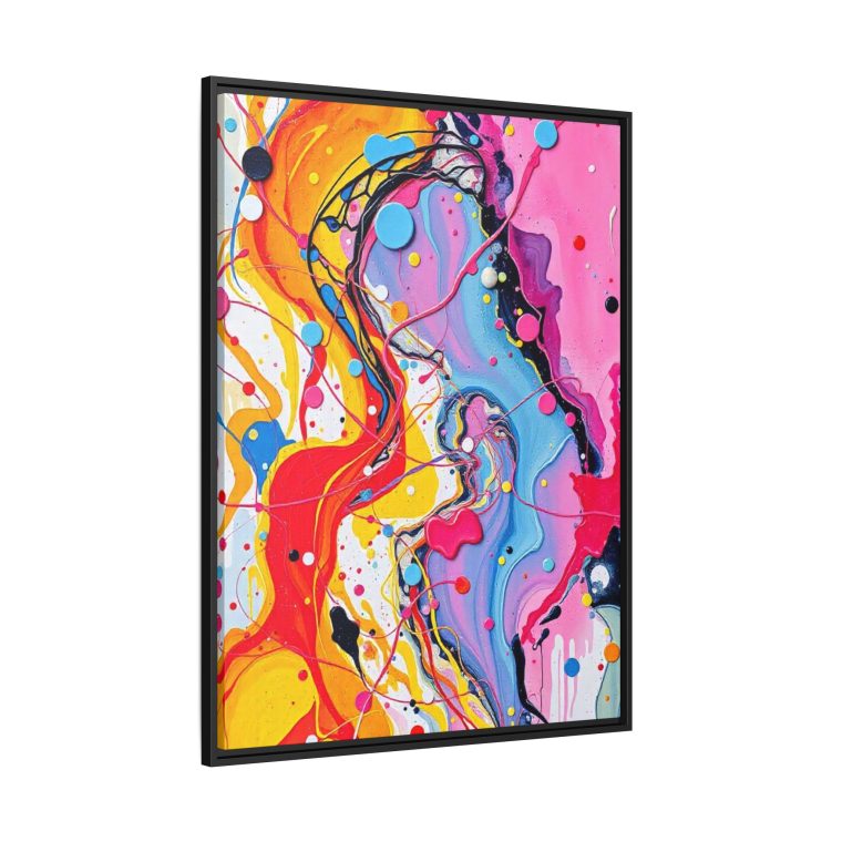 Abstract Bedroom Wall Art Calming Canvas Print - Image 10
