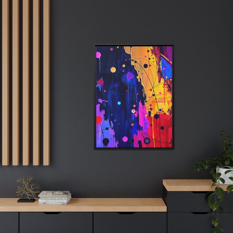 Abstract Hallway Wall Art Long Canvas Print - Image 8