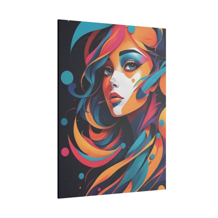 Vivid Portrait Abstract Expression with Dynamic Colors and Flow - Image 14