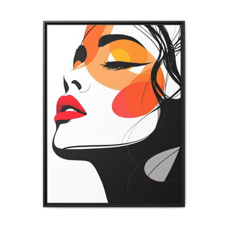 Abstract Face Canvas Wall Art – Perfect Gift for Art Lovers - Image 13