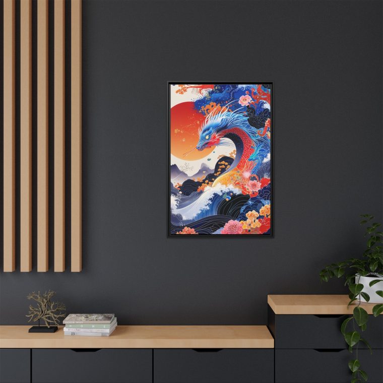 Exclusive Japanese Dragon Canvas Print - Image 8