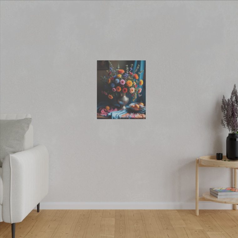 Flowers in Full Color: Boho Meets Vintage Blue Painting - Image 23