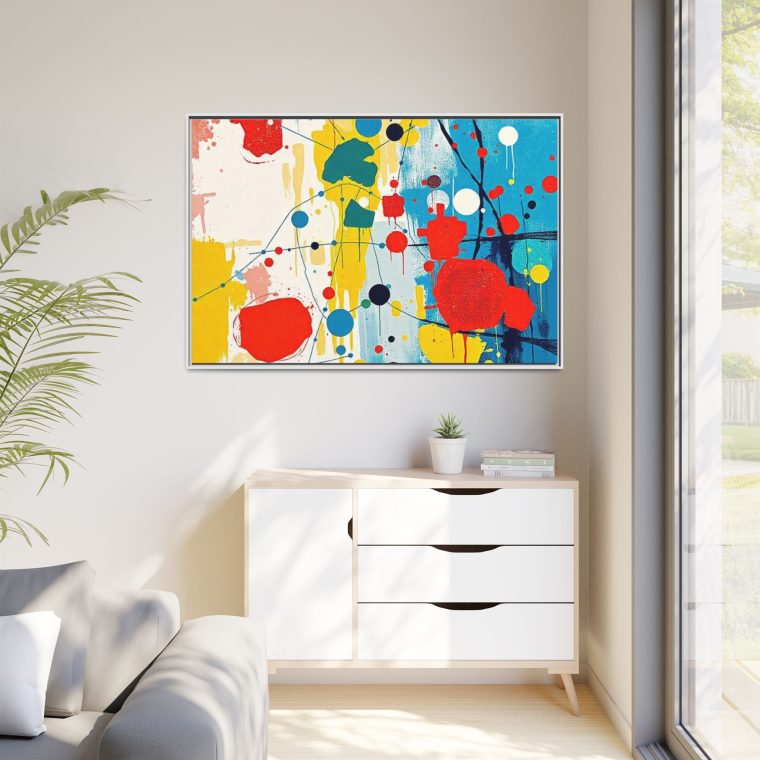 Abstract Kitchen Canvas Print Modern Dining Decor - Image 51