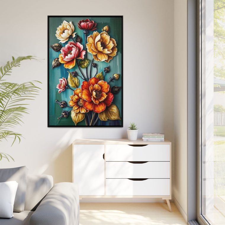 Large Floral Canvas Wall Art Collection Premium Home Decor - Image 3