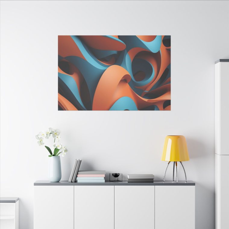 Dynamic Curves Modern Abstract 3d Wall Design - Image 24