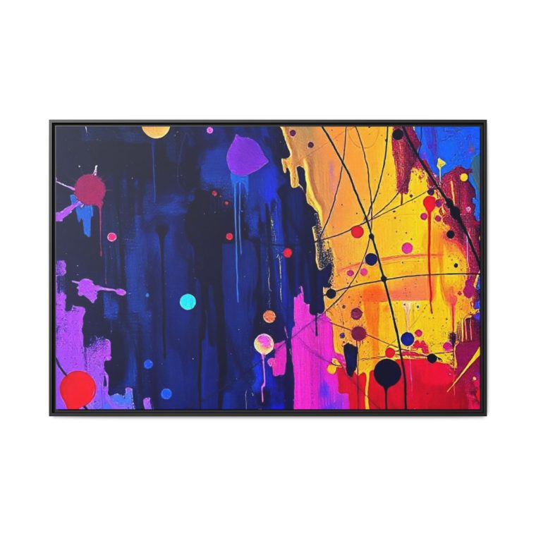 Abstract Hallway Wall Art Long Canvas Print - Image 37