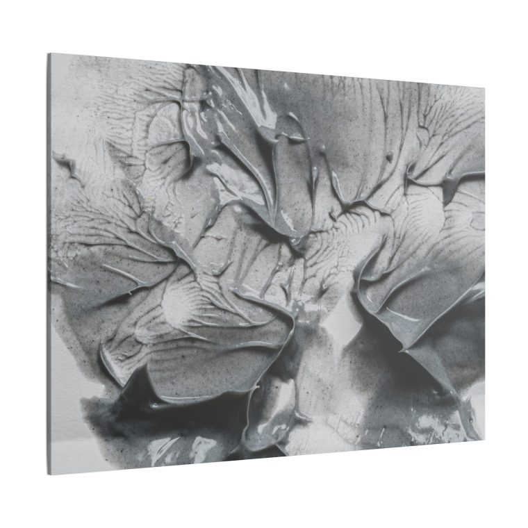 Elevated Elegance Top-View Grey Paint Wall Art - Image 22