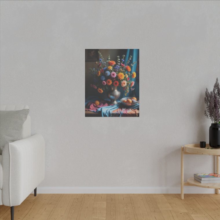 Flowers in Full Color: Boho Meets Vintage Blue Painting - Image 19