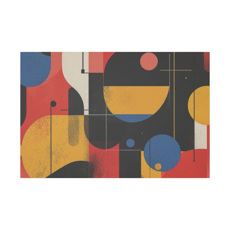 Dynamic Harmony Bold Shapes and Vibrant Colors - Image 2