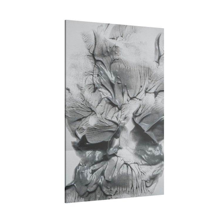 Elevated Elegance Top-View Grey Paint Wall Art - Image 6