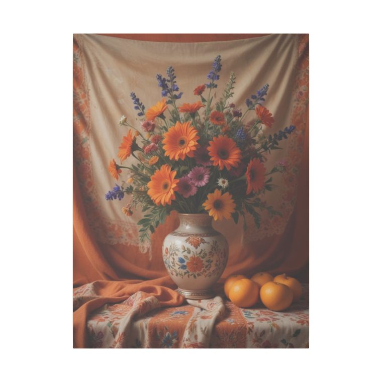 Modern Craft in a Vintage Frame Boho Floral Art - Image 25