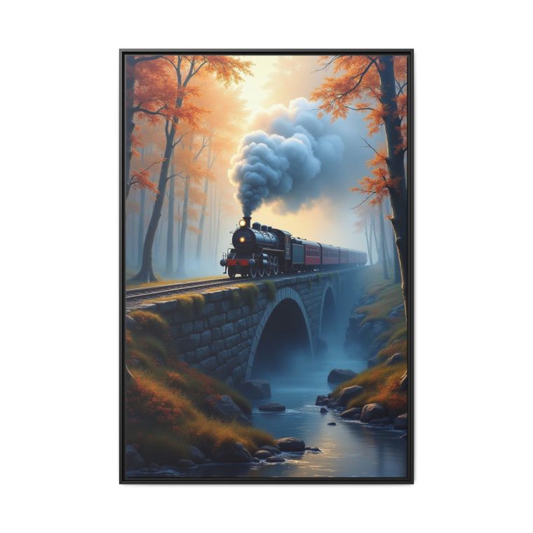 Steam Locomotive Canvas Wall Art - Image 11