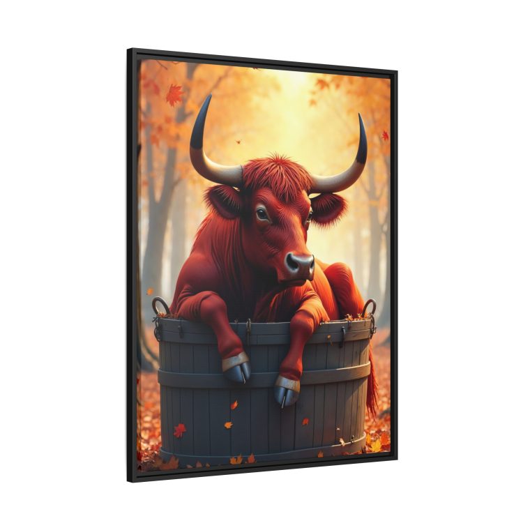 Farmhouse Fun Bull in a Tub Art - Image 8