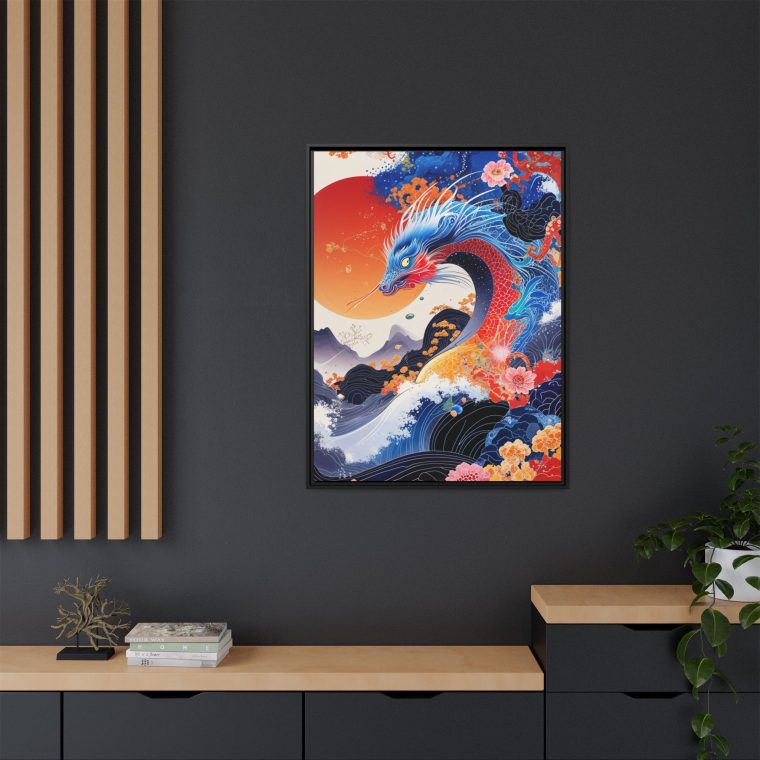 Exclusive Japanese Dragon Canvas Print - Image 16