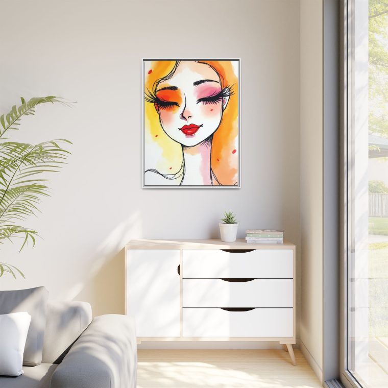 Abstract Face Duo Wall Art Set – Minimalist Pair of Canvas Prints - Image 23