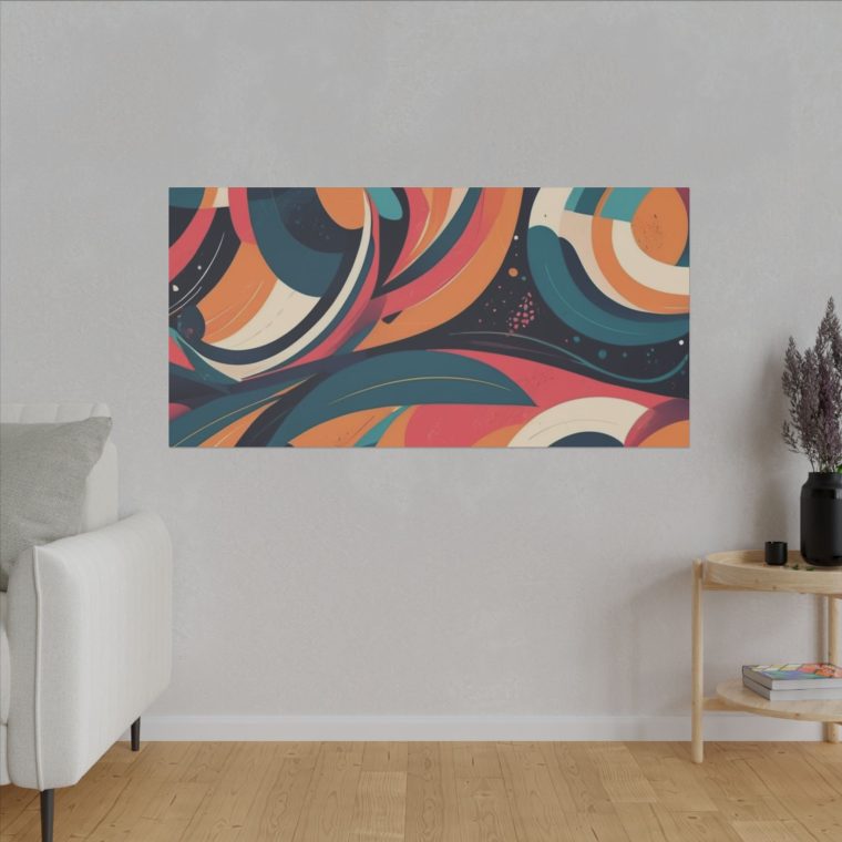 Dynamic Curves Modern Abstract Wall Art Pattern - Image 23