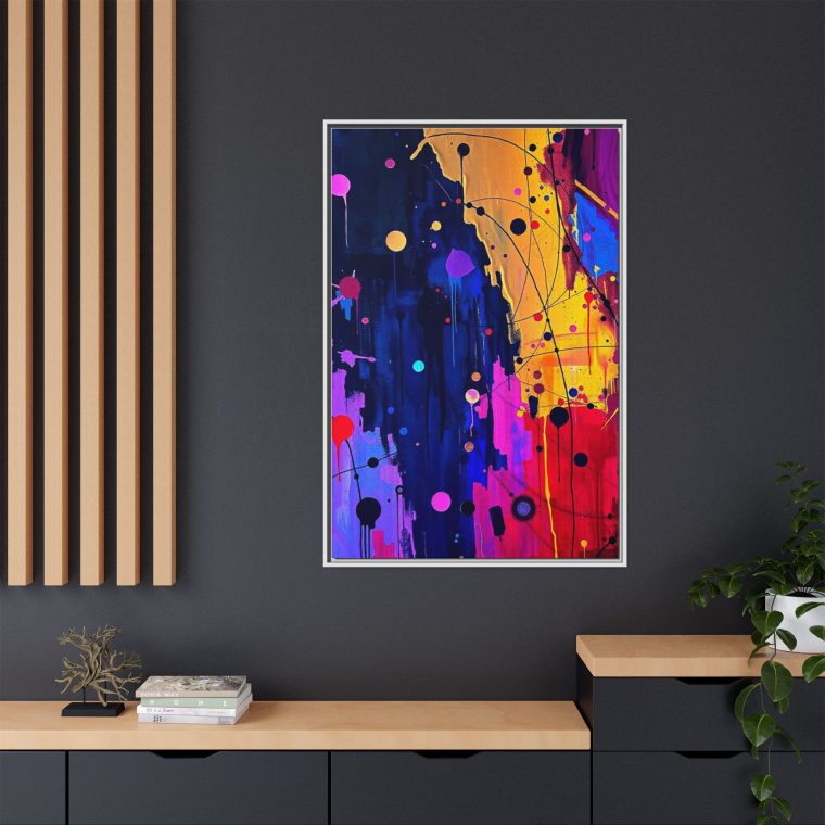 Abstract Hallway Wall Art Long Canvas Print - Image 16