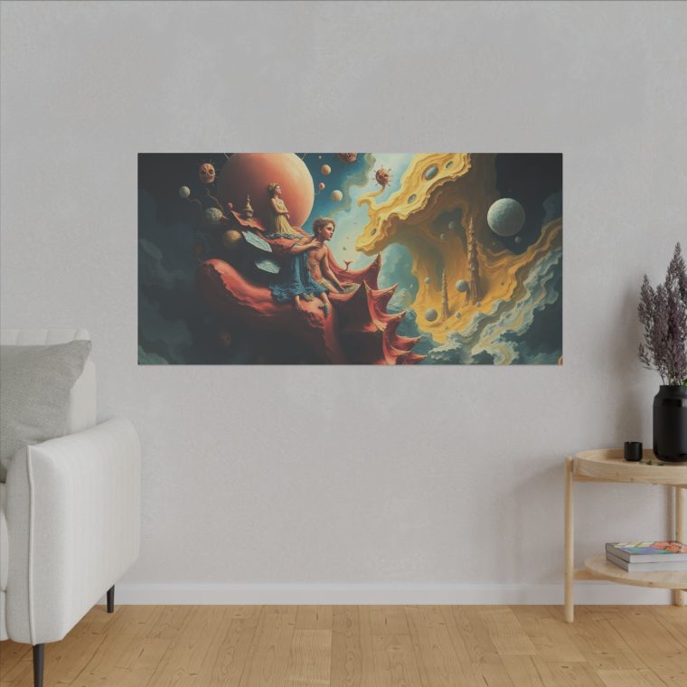 Surreal Fantasy Artwork Dreamlike Realms and Ethereal Cosmic Elements - Image 19