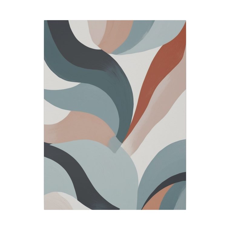 Earthy Elegance Abstract Pattern Wall Art for Modern Spaces - Image 5