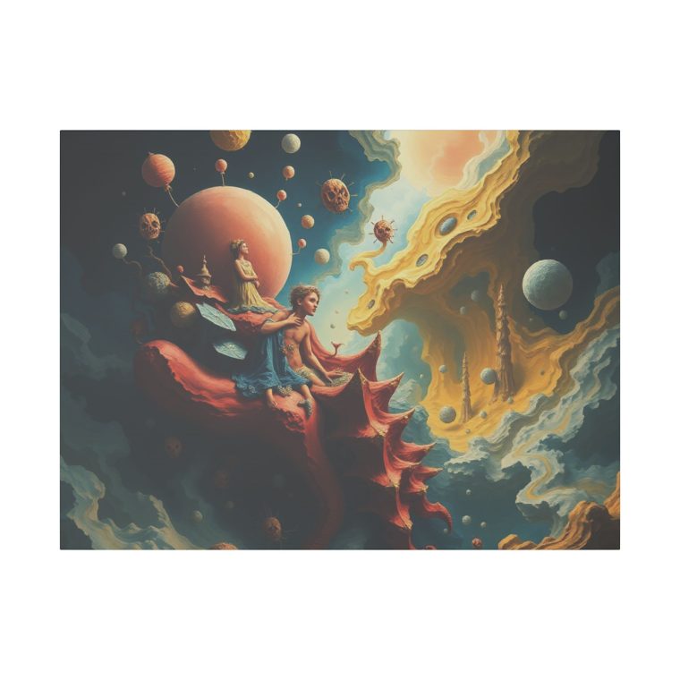Surreal Fantasy Artwork Dreamlike Realms and Ethereal Cosmic Elements - Image 25