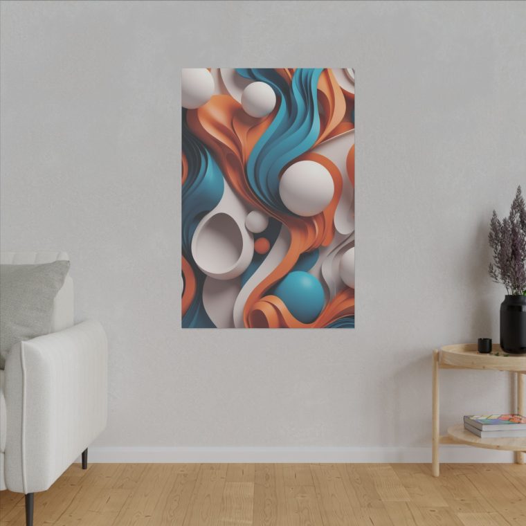 Flowing Dimensions Abstract 3D Wall Art - Image 11