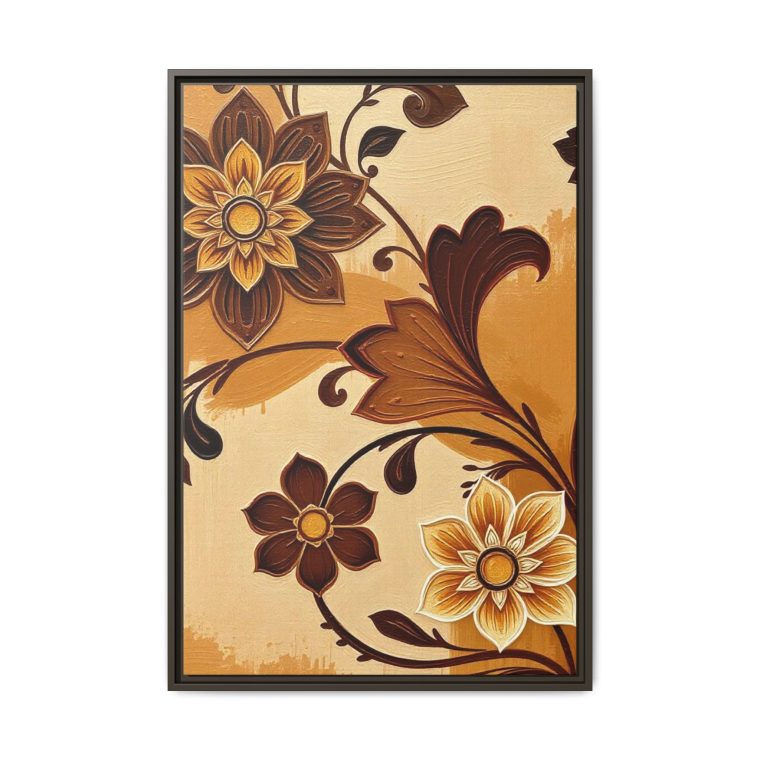 Brown Floral Wall Art to Brighten Your Space - Image 5